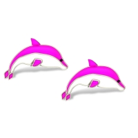 Jenny Dolphin  Gold Studs earrings Design for daily use 