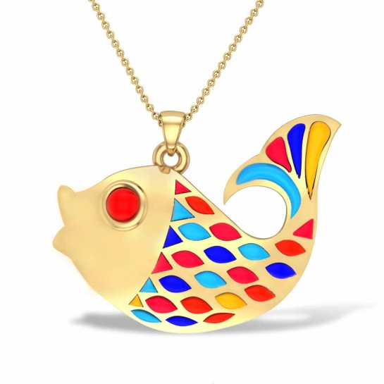 Murphy Fish Gold Pendant