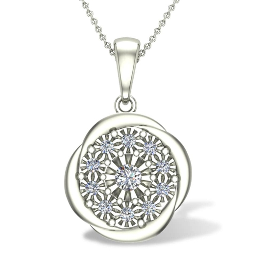 Fannie Diamond Pendant