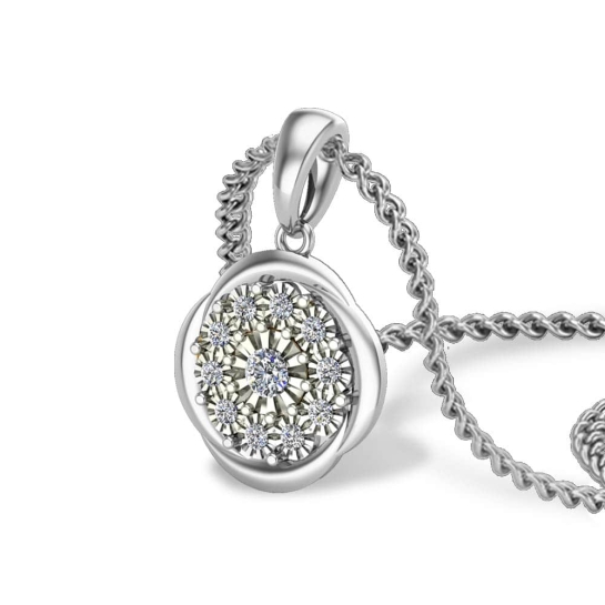 Fannie Diamond Pendant