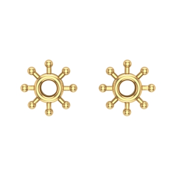 Kaitali Gold Stud Ea…