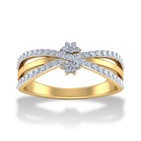 KISNA Diamond Gold Ring for Women 18kt Diamond Yellow Gold ring Price in  India - Buy KISNA Diamond Gold Ring for Women 18kt Diamond Yellow Gold ring  online at Flipkart.com