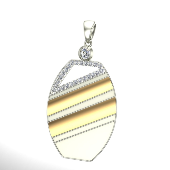 Tobias Diamond Pendant