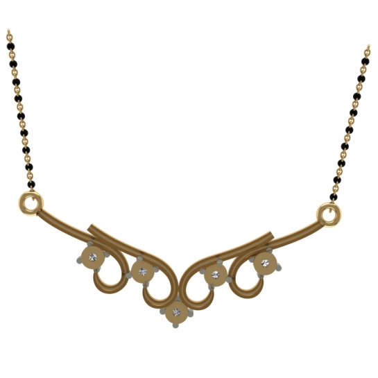 Coralie Diamond Mangalsutra