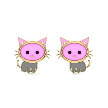 Kitten 18k Yellow Go…