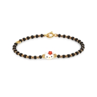 Kitty 18k Yellow Gold Enamel Kid Nazaria Bracelet