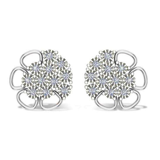 Gislaine Diamond Studs