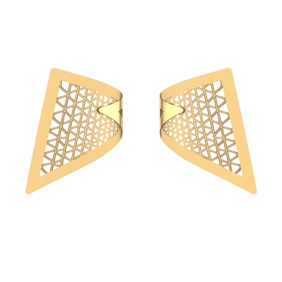 Lara Gold Earrings Design for daily use 