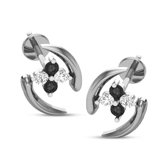 Delaney Black Diamond Earring