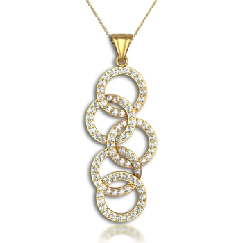 Loop Diamond Pendant…