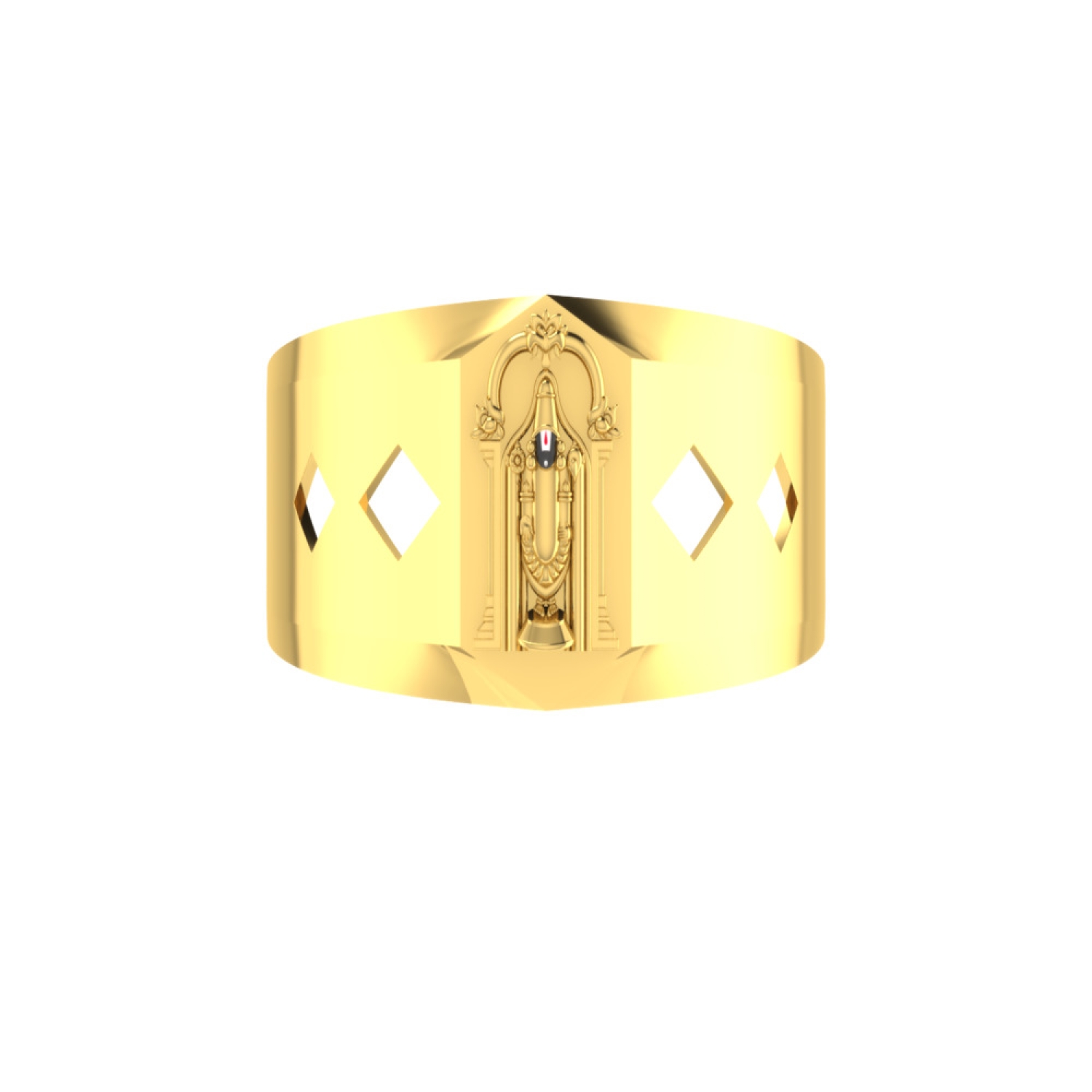 Balaji ring | Gold pendants for men, Mens gold jewelry, Gold jewels design