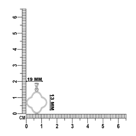 Lumière Clover Diamond Pendant