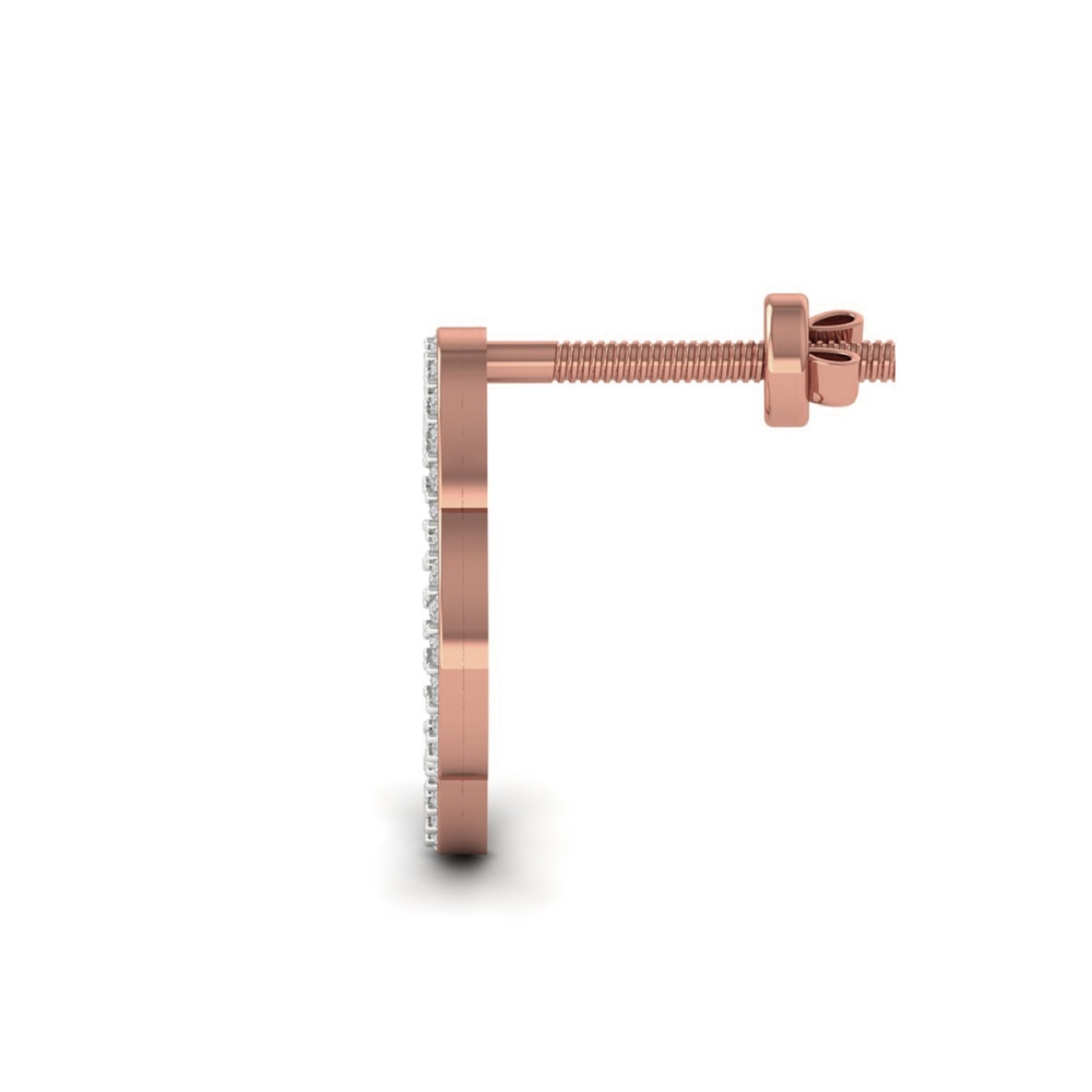 Lumière Clover Diamond Stud Earrings