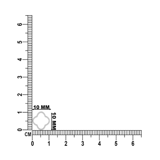 Lumière Clover Diamond Stud Earrings