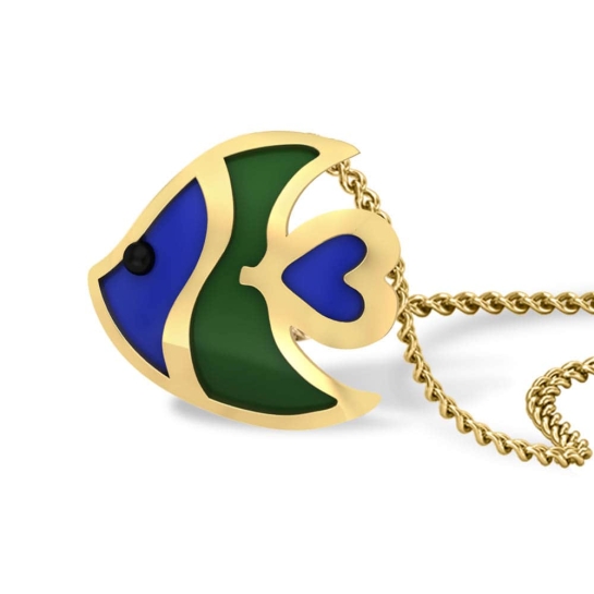 Jaycee Fish Gold Pendant Designs For Female