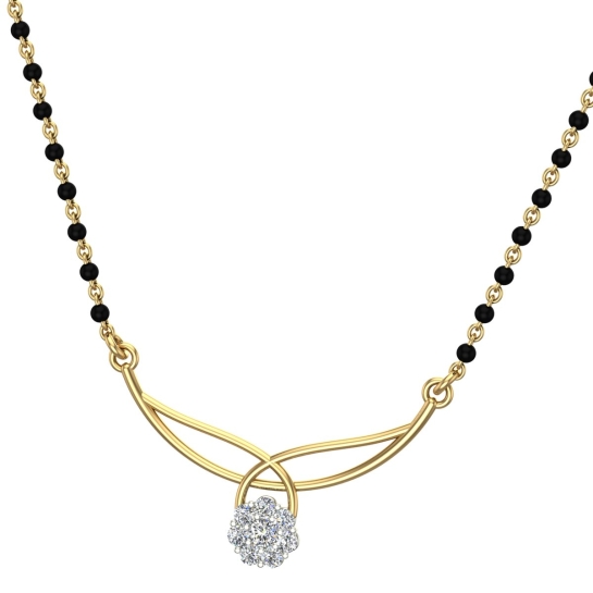 Marine Diamond Mangalsutra