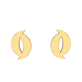 Mahi Gold Stud Earrings Design for daily use 