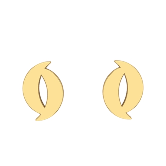 Mahi Gold Stud Earrings Design for daily use 
