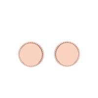 Mannat Gold Stud Earrings Design for daily use 