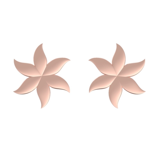 Meenu Gold Stud Earrings Design for daily use 