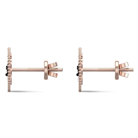 Mickey 14k Rose Gold Kid Earrings