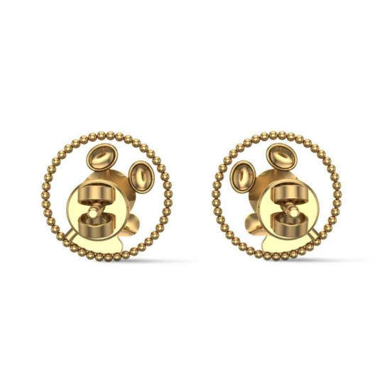 Mickey 14k Rose Gold Kid Earrings