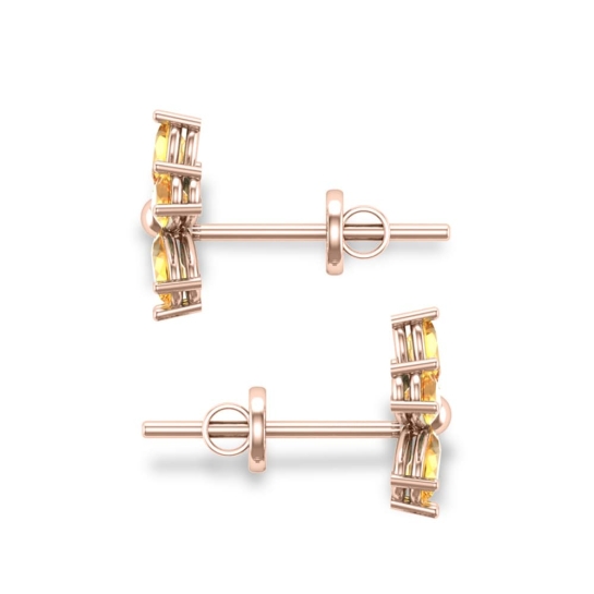 Asher Gold Earrings Design for daily use 