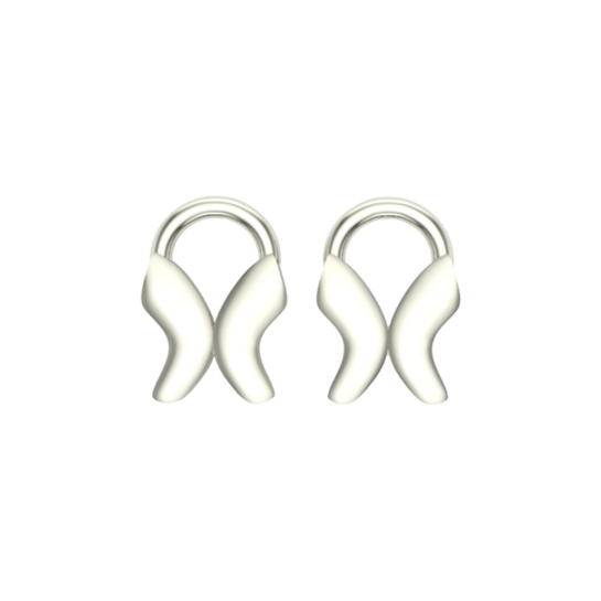 Mohita Gold Stud Earrings Design for daily use 