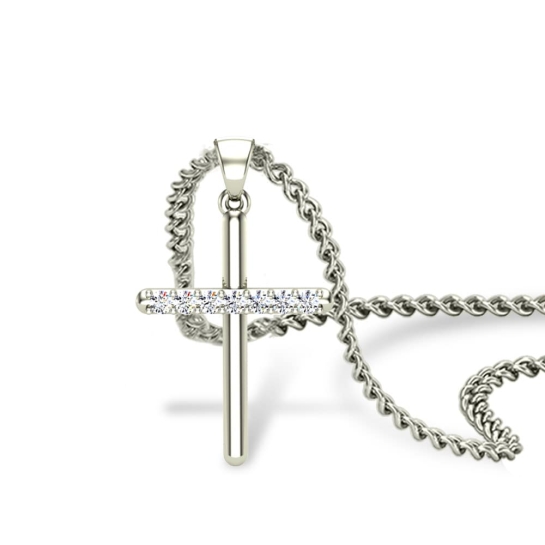 Amy Jesus Diamond Pendant