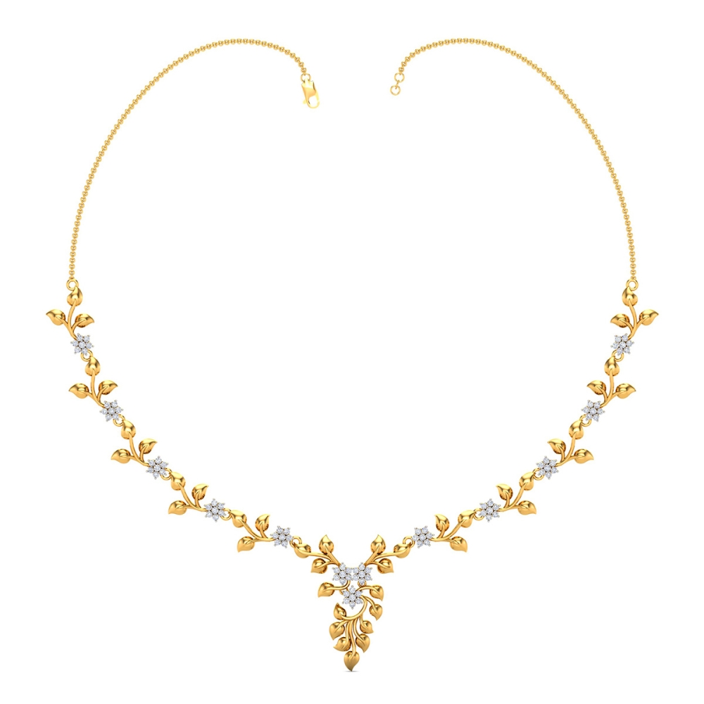 Golden Heartbond Necklace