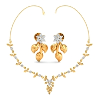 Golden Heartbond Necklace