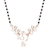 Om Mangalsutra Designs in Gold