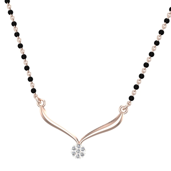 Nida Diamond Mangalsutra 