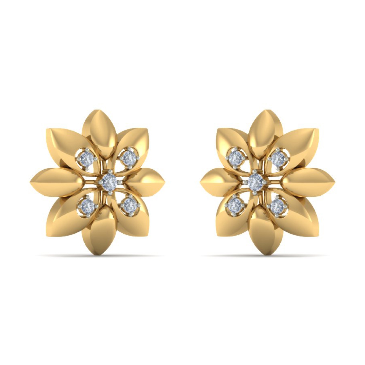 EastWest Treasures Orchid flower earrings for women, Silver flower India |  Ubuy