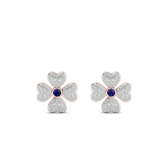 Neel Blossom Diamond Earrings 