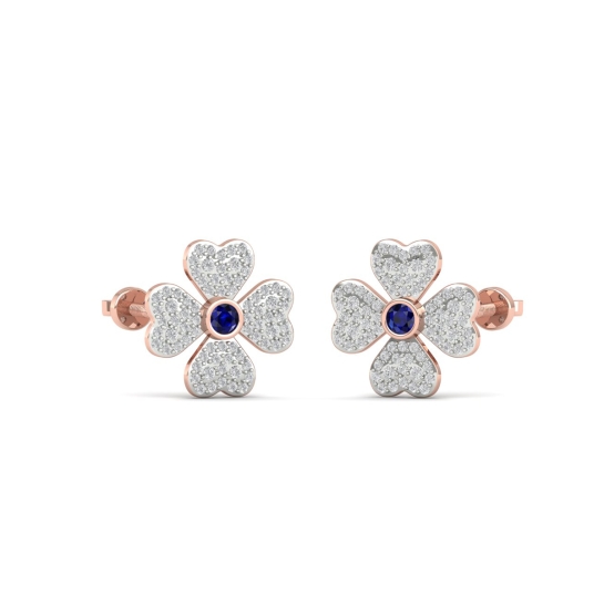 Neel Blossom Diamond Earrings 
