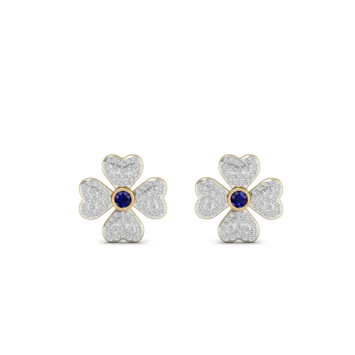 Neel Blossom Diamond Earrings 