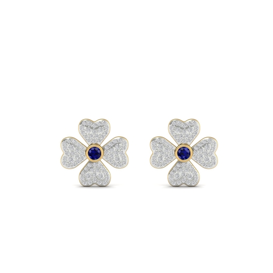 Neel Blossom Diamond Earrings 
