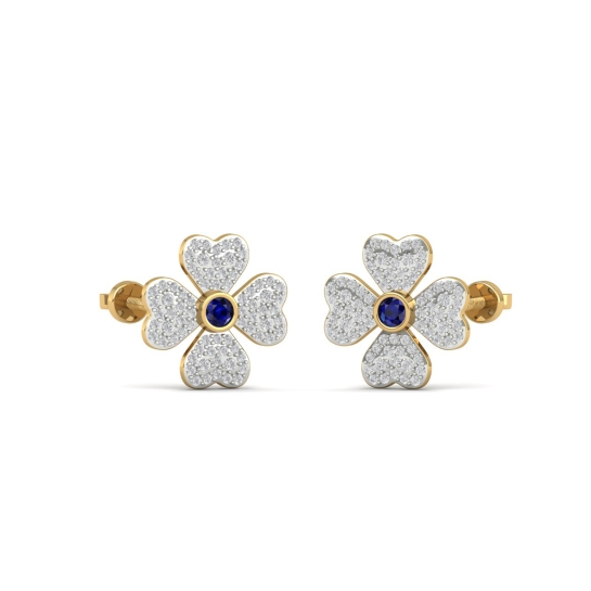 Neel Blossom Diamond Earrings 