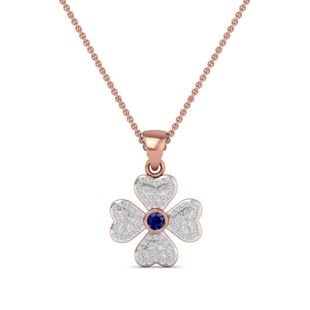 Neel Blossom Diamond Pendant