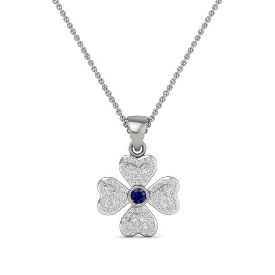 Neel Blossom Diamond Pendant