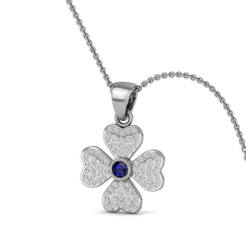 Neel Blossom Diamond Pendant