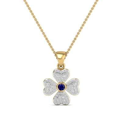 Neel Blossom Diamond Pendant