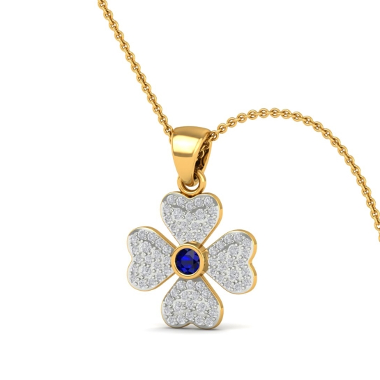 Neel Blossom Diamond Pendant