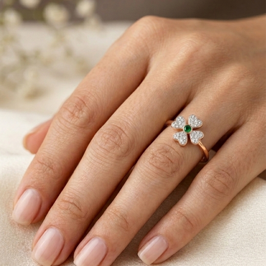 Neel Blossom Diamond ring