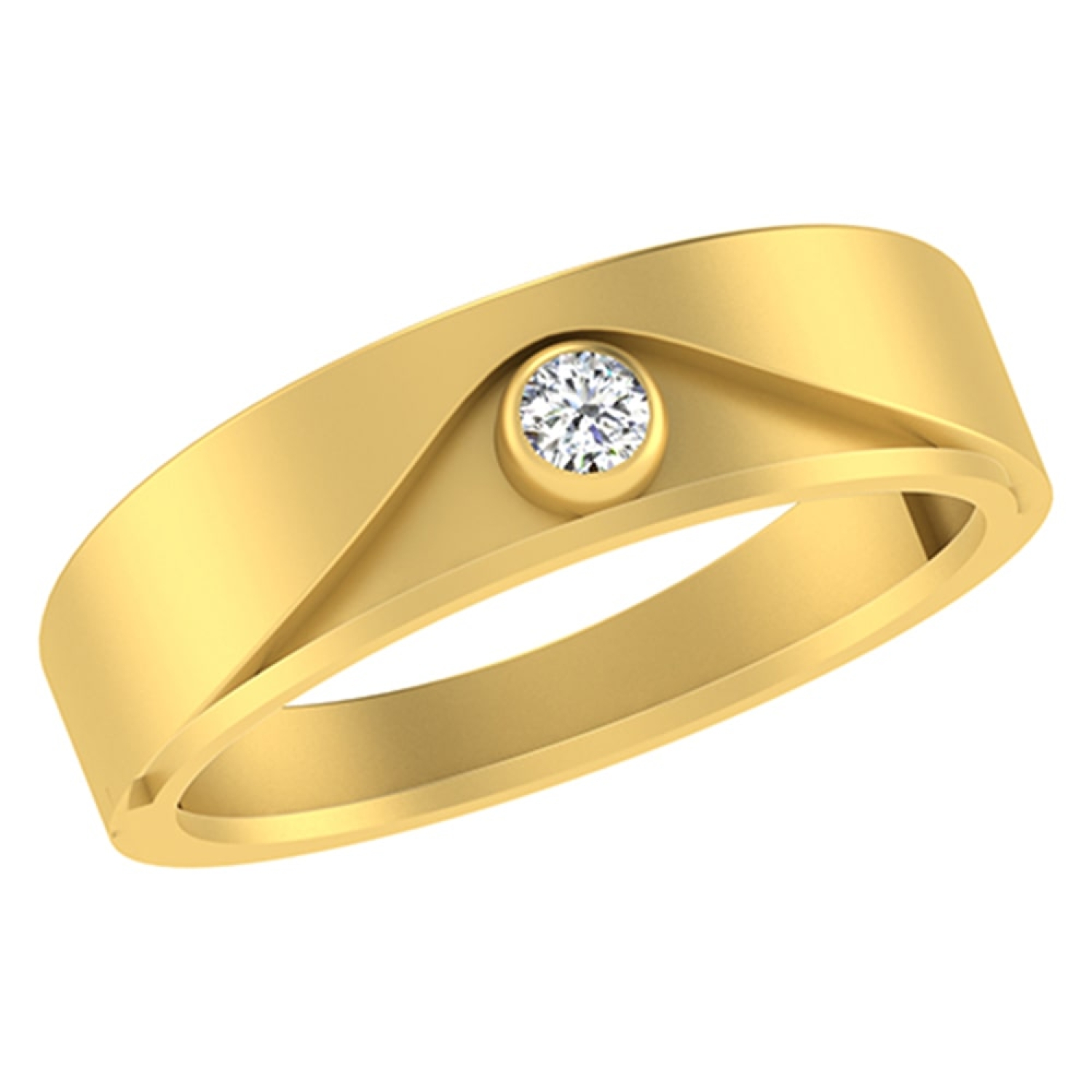 Entrancing 22 Karat Yellow Gold Lord Balaji Finger Ring