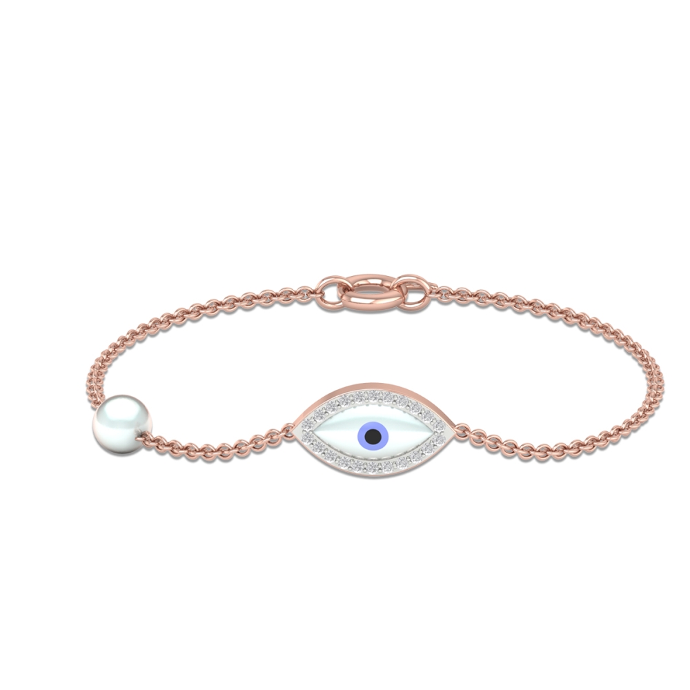 Noor Pearl Evil Eye Bracelet
