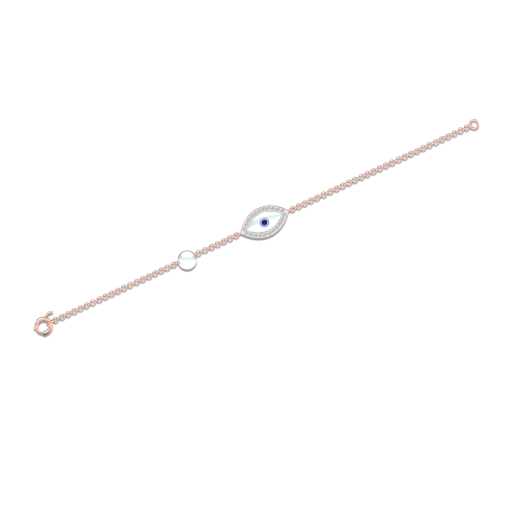 Noor Pearl Evil Eye Bracelet