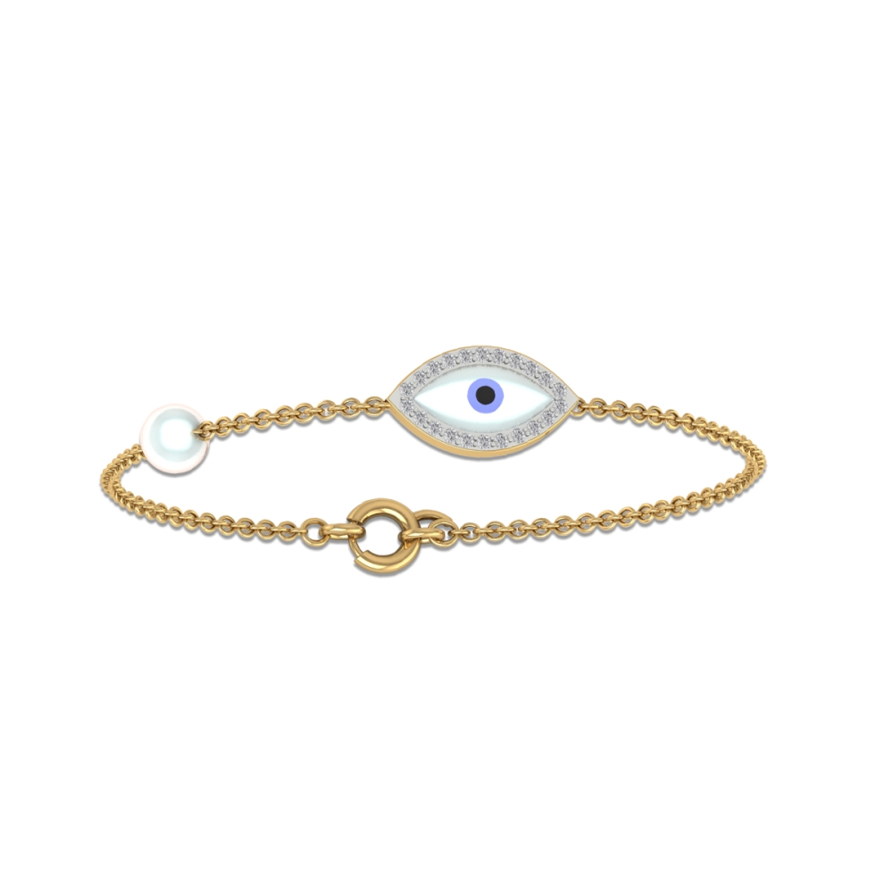 Noor Pearl Evil Eye Bracelet