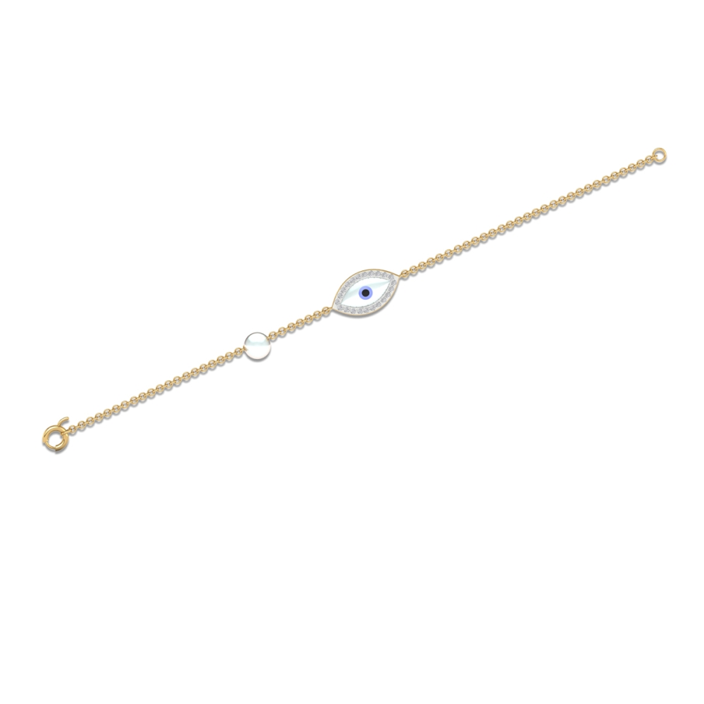 Noor Pearl Evil Eye Bracelet